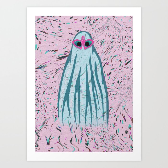 Party Ghost Art Print