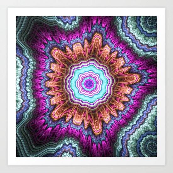 Go with the Flow Art Print