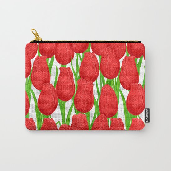 Tulips Carry-All Pouch