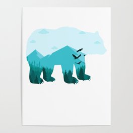 Bear mountains Poster