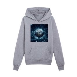 Coming To A Galaxy Near Year : Teal Kids Pullover Hoodies