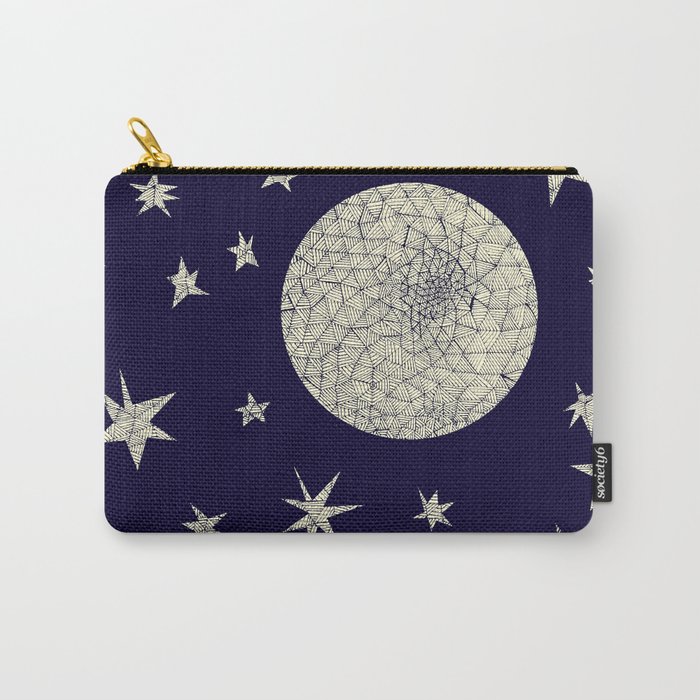 Moon and Stars Carry-All Pouch