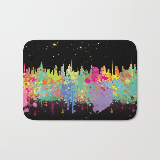 abstract Bath Mat
