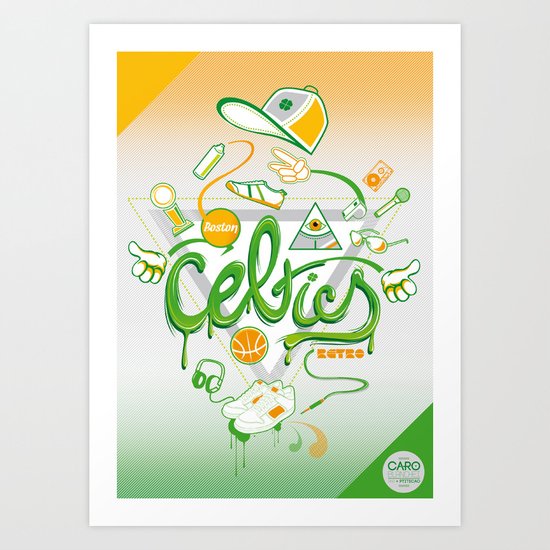 CELTICS Art Print