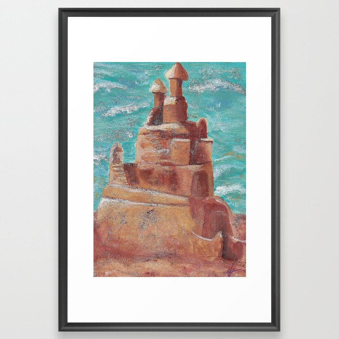 Sandcastle Framed Art Print