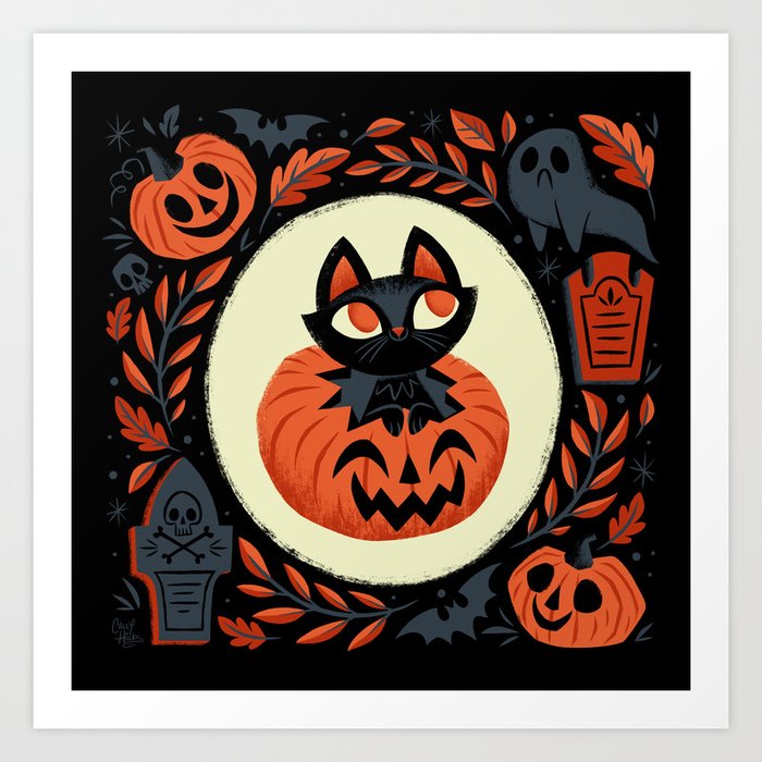 Happy Halloween Art Print by therewillbecute | Society6