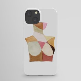 The Woman Patchwork Watercolor Print iPhone Case