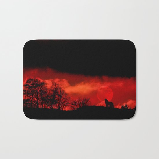 Cry wolf Bath Mat