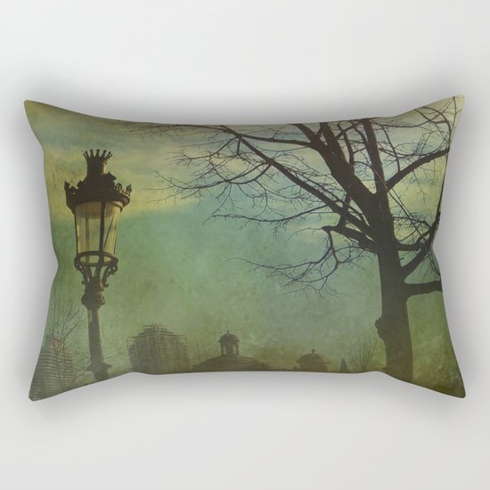 Once pon a time a park in Barcelona Rectangular Pillow