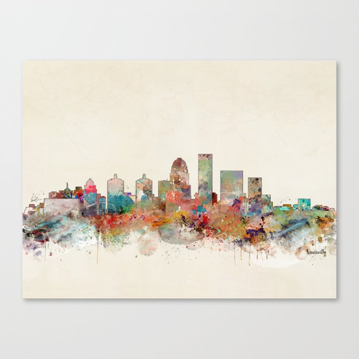 louisville kentucky skyline Canvas Print