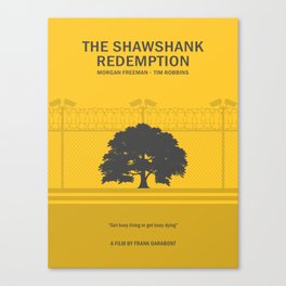 The Shawshank Redemption Minimalist Poster Canvas Print