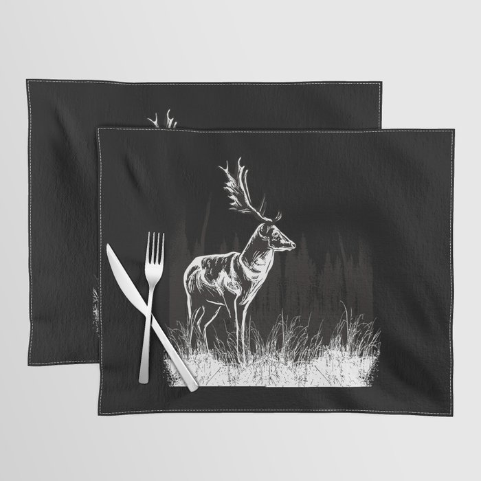 Vintage Deer Illustration Placemat