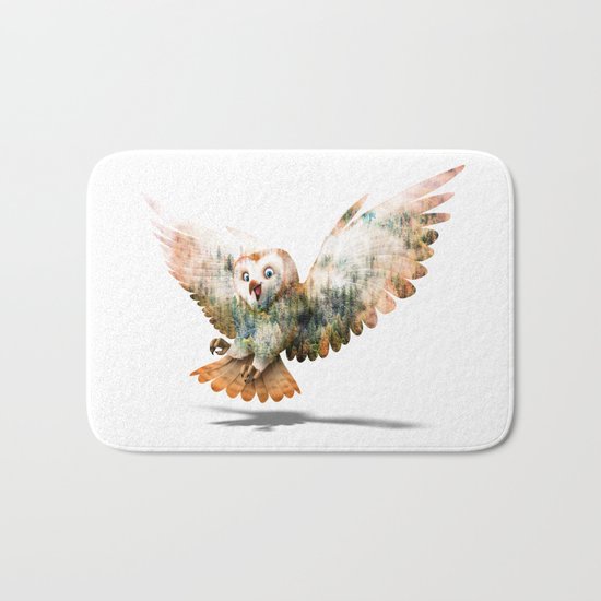OWL NATURE Bath Mat