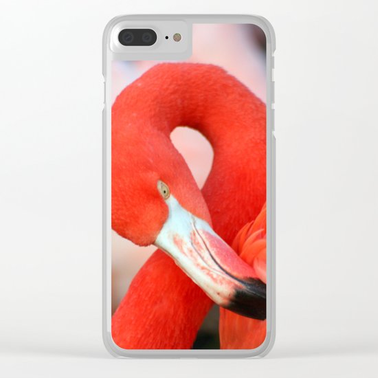 Flamingo20150301 Clear iPhone Case