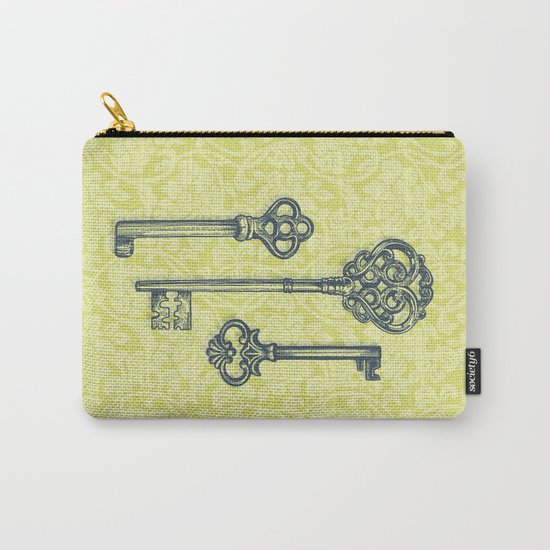 Three Skeleton Keys Carry-All Pouch