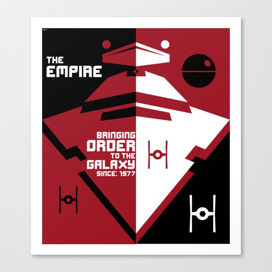 Order in the Galaxy Canvas Print