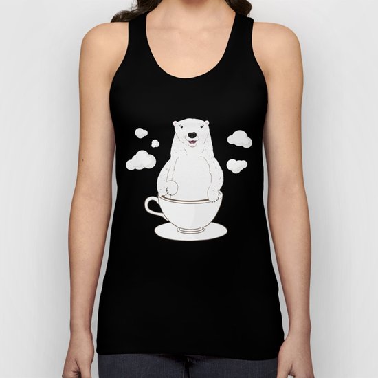 Take a Cup of Bear Unisex Tank Top