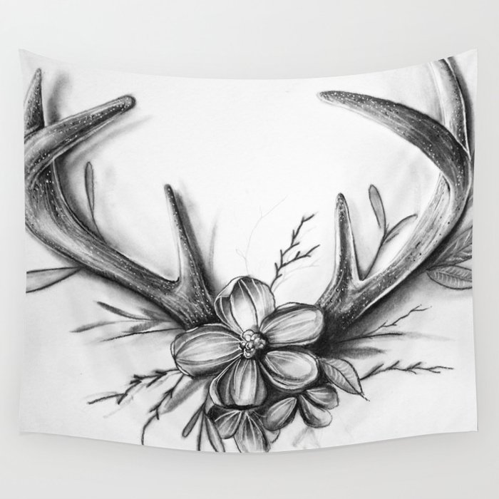 Antlers Wall Tapestry