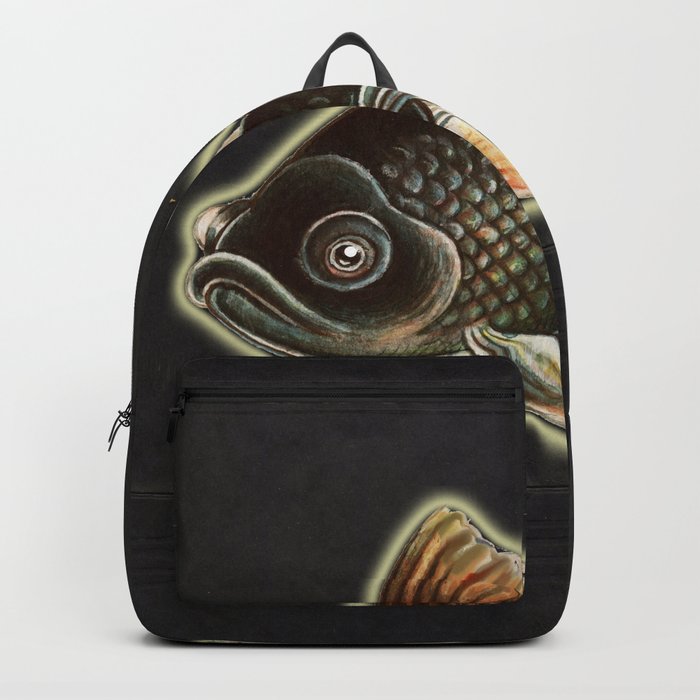 Black moor fish Backpack