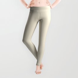 VANILLA FROSTING Pale solid color Leggings
