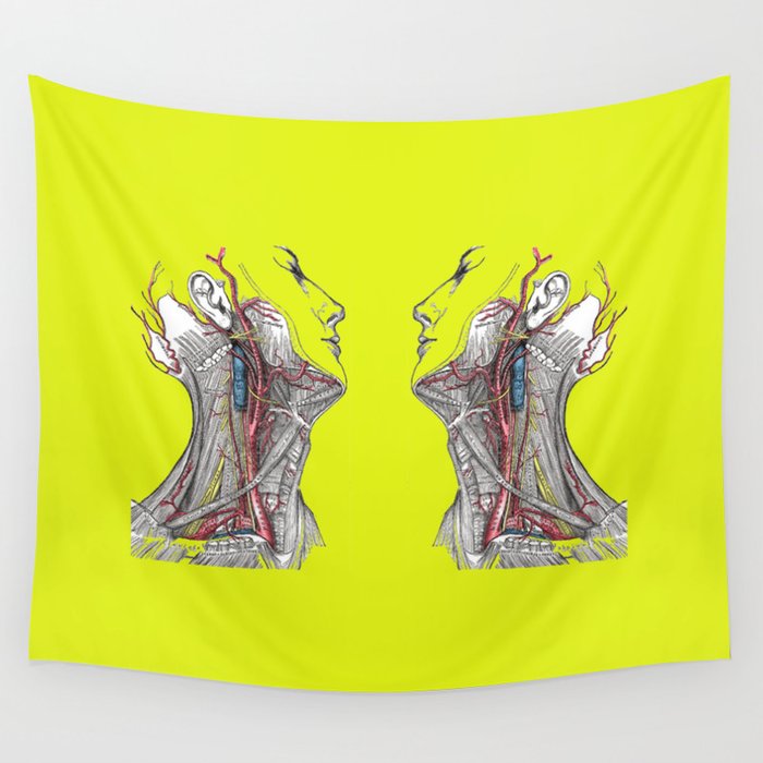 Dual anatomy Wall Tapestry