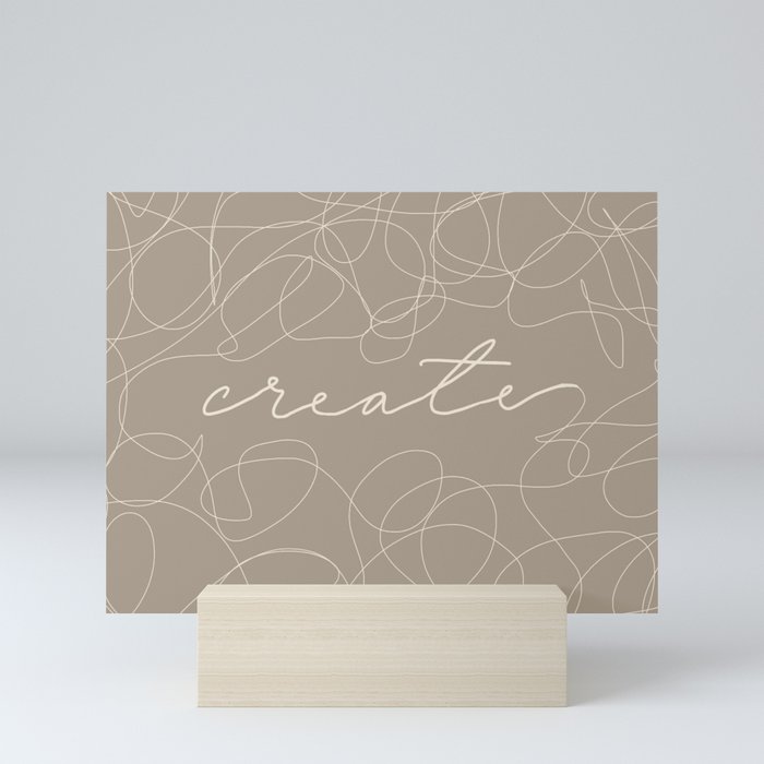 Create... Mini Art Print