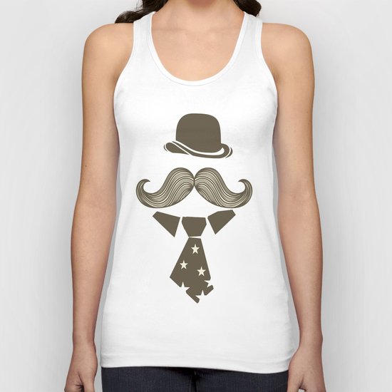 Gentlemen series no.6 Unisex Tank Top