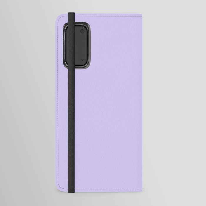 Pale Lavender Solid Color Android Wallet Case