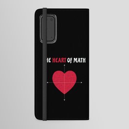 The Heart Of Math Valentine's Day Math Android Wallet Case