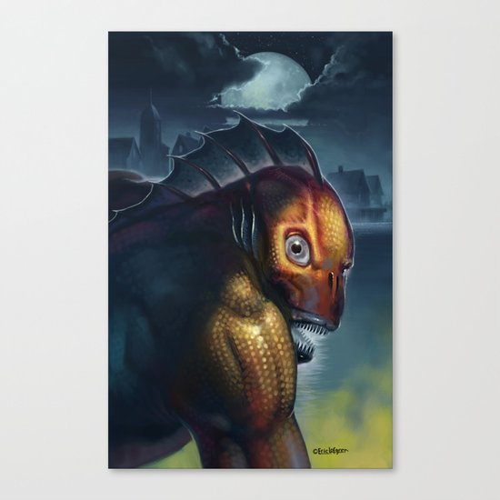 A Child of Dagon Canvas Print
