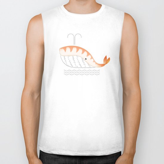 Legal Whale-Sushi Biker Tank