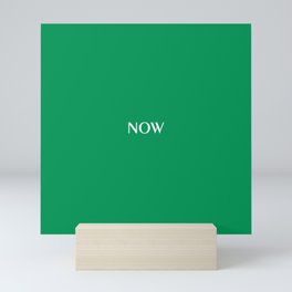 NOW FERN GREEN SOLID COLOR Mini Art Print