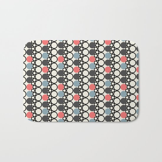 circle pattern Bath Mat