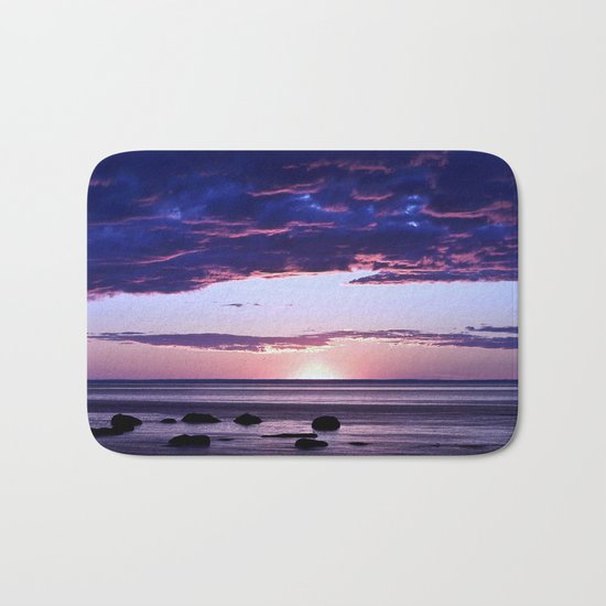 Coastal Sunset Sainte-Anne-Des-Monts Bath Mat
