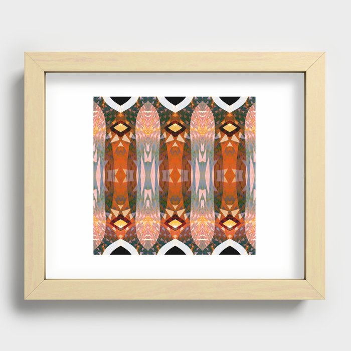 Structure and Flow Meditation Focus Geometric Recessed Framed Print