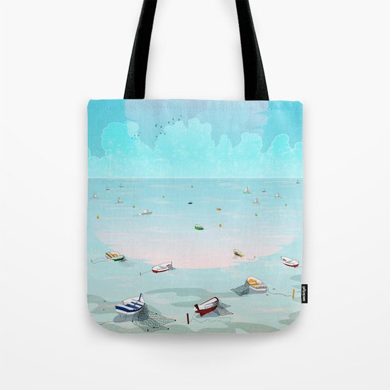 Between two waters Tote Bag