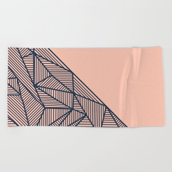 B Rays Geo 2 Beach Towel