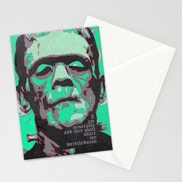 They shall share my wretchedness. Stationery Cards