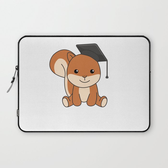 Kindergarten Nailed It Squirrel Graduation Laptop Sleeve