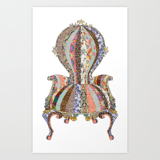 lean on me Art Print