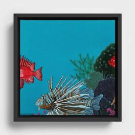 Scorpion & Bigeye fishes Framed Canvas