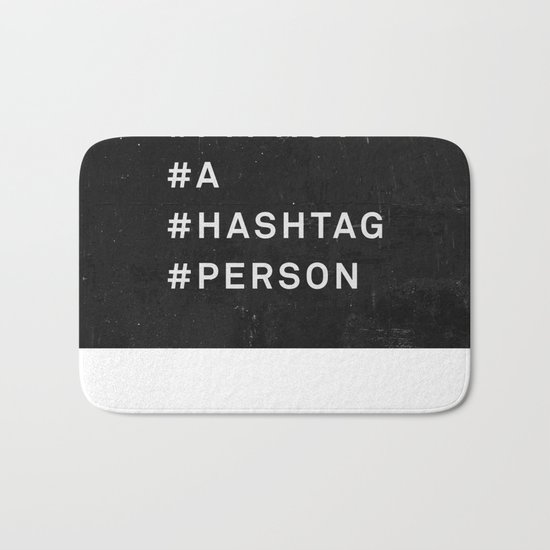 Hashtag Bath Mat