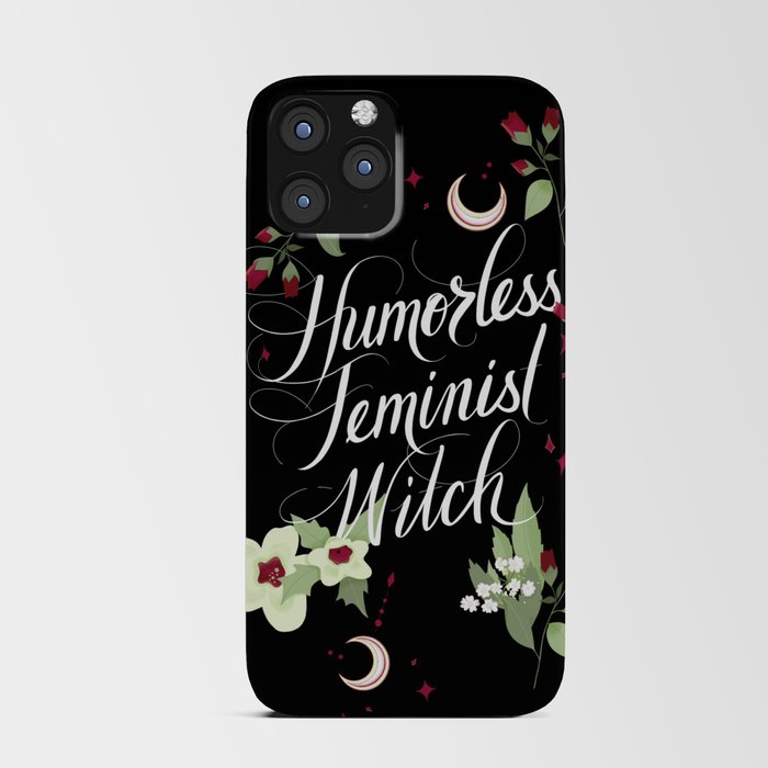 Humorless Feminist Witch iPhone Card Case