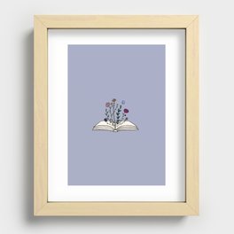 From Books, We Bloom Recessed Framed Print