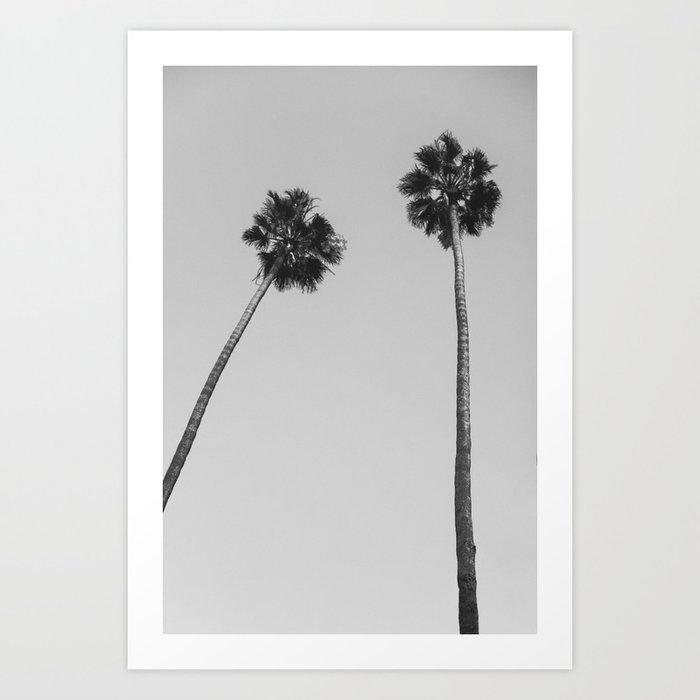 Palms Noir Art Print