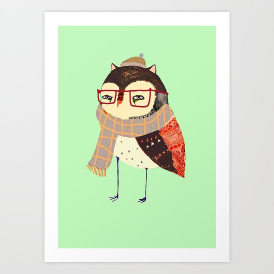 Owl Art Print