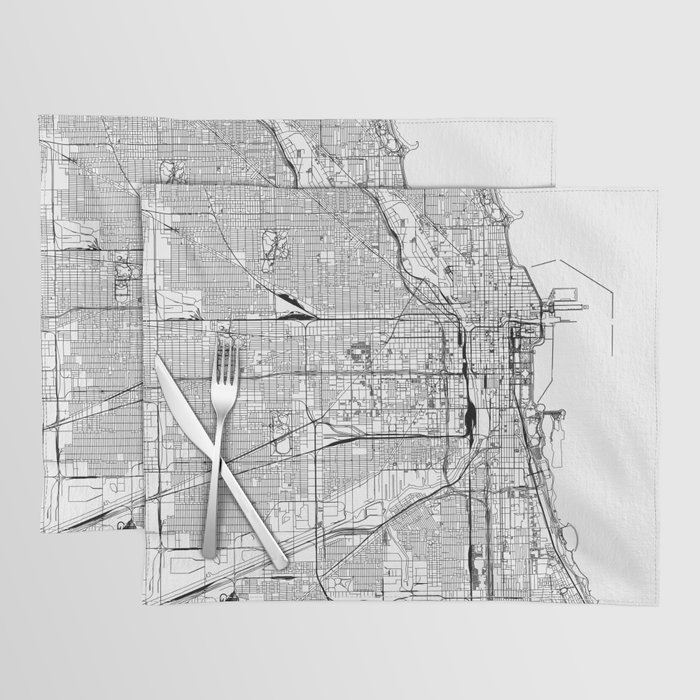 Chicago Map Placemat