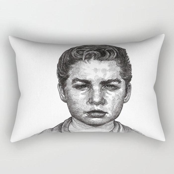 Little Jimmy Finkle Leader of the Gumball Gang Rectangular Pillow