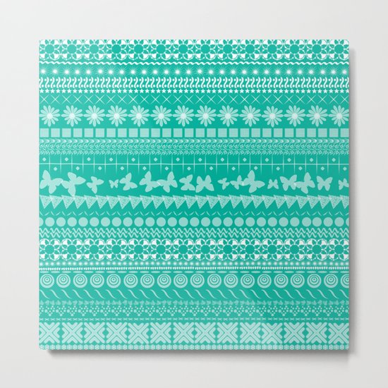 Teal-Licious Metal Print