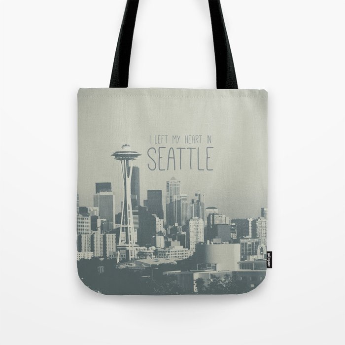 I LEFT MY HEART IN SEATTLE Tote Bag